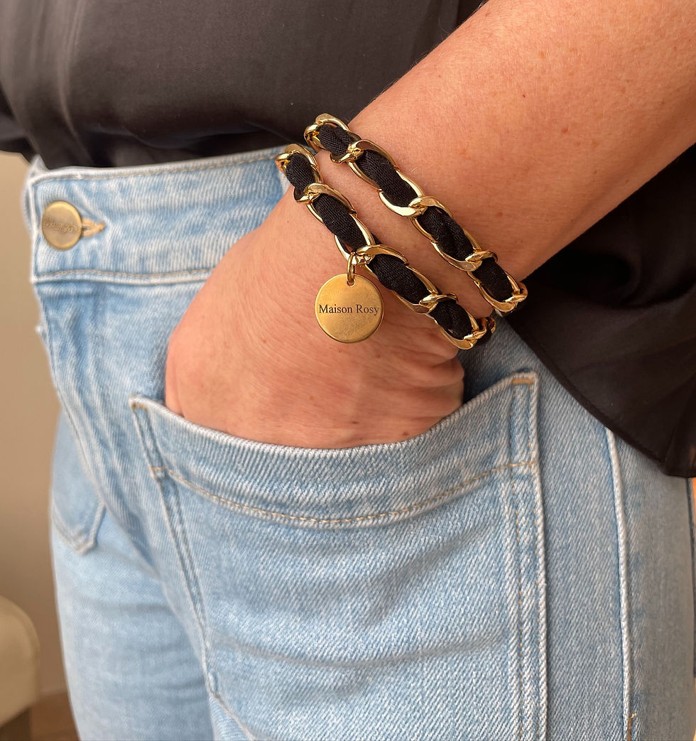 Bracelet Chloé - Noir