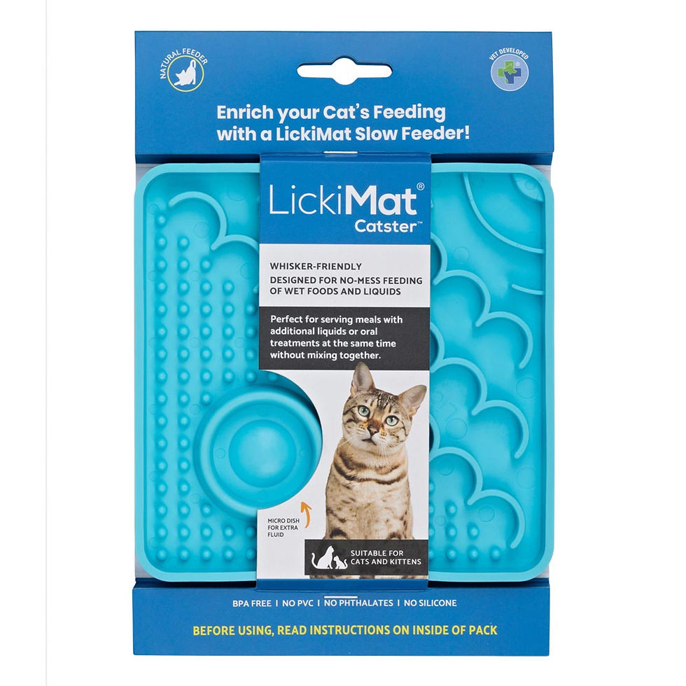 LickiMat Catster - Anti-Anxiety Mat for Cats -Turquoise