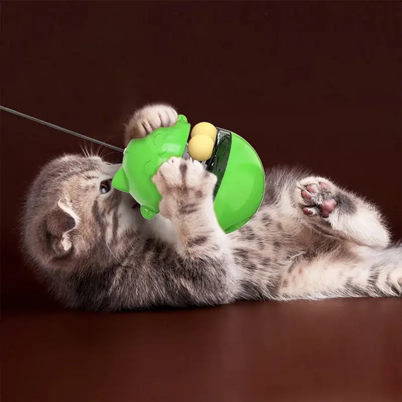 Thumbnail: Interactive Puzzle Cat Toy Snack Dispenser
