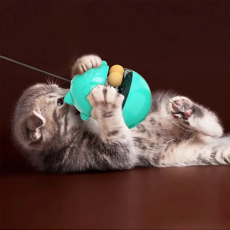 Thumbnail: Interactive Puzzle Cat Toy Snack Dispenser