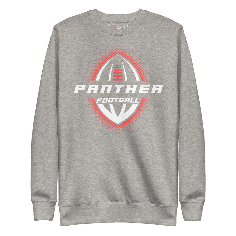 Thumbnail: Adult Football Crewneck Sweatshirt