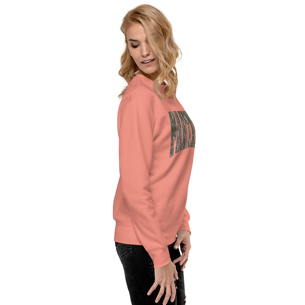 Thumbnail: Adult Unisex Panthers Camo Sweatshirt