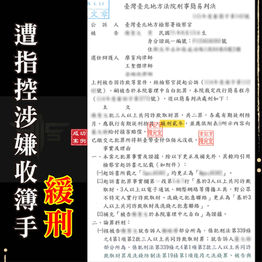 ｜詐欺案｜遭指控涉嫌收簿手，獲緩刑