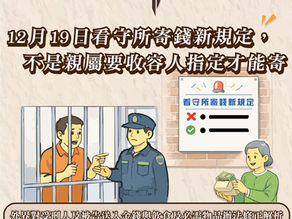 「12月19日看守所寄錢新規定，不是親屬要收容人指定才能寄」：外界對受刑人及被告送入金錢與飲食及必需物品辦法修正解析
