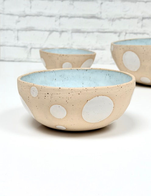 Thumbnail: Blue Circle Nesting Bowl Set of 3