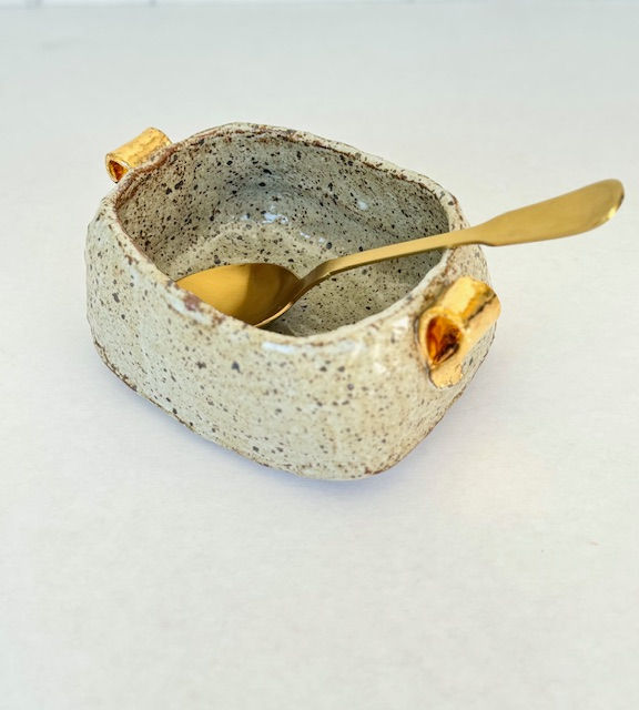 Thumbnail: Rustic Deep Round Rectangle Dish - Small