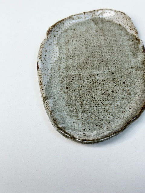 Thumbnail: Small Rustic Olive Green Dish