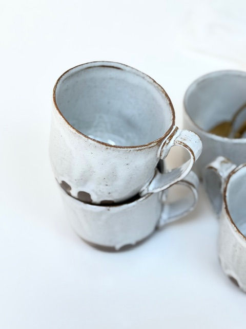 Thumbnail: Black and White Stoneware Mug