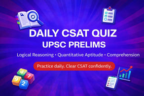 DAILY UPSC CSAT QUIZ - Average - 4th January 2026