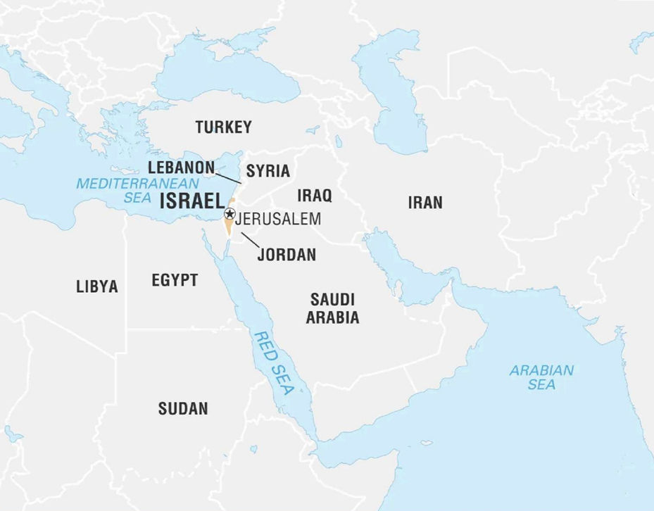 Lebanon map