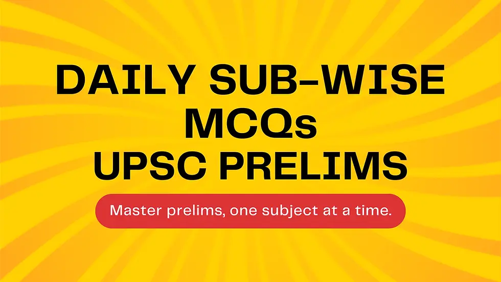 Daily Prelims MCQs – Polity – 12th June 2025