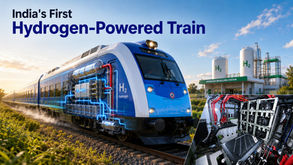 India's First Hydrogen-Powered Train Explained: How It Works, Hydrogen Fuel Cells, Safety, Green Hydrogen & Future of Indian Railways