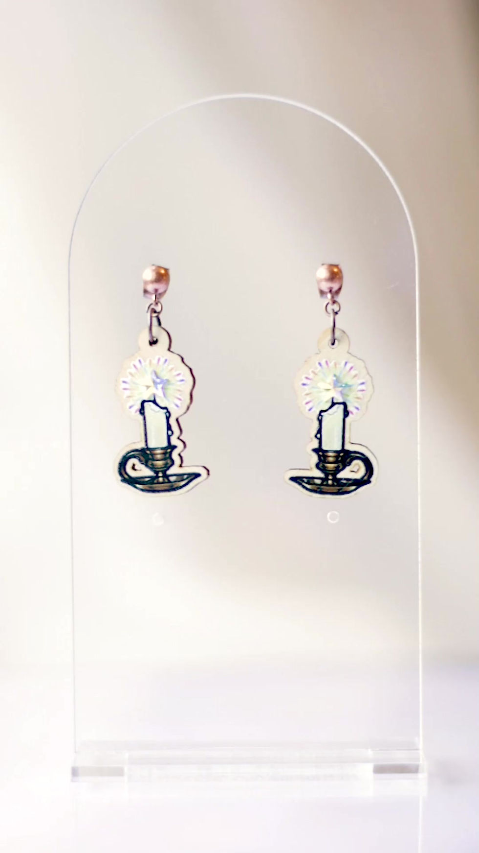 Thumbnail: Candle Make a Wish Earrings