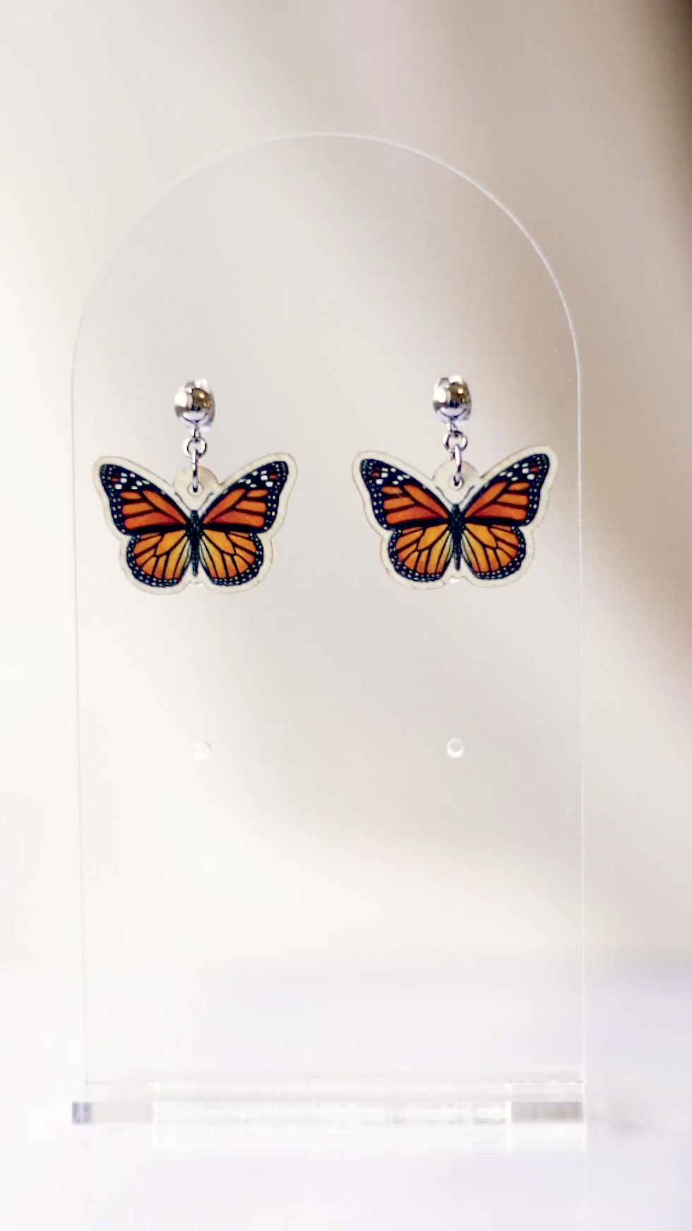 Thumbnail: Monarch Butterfly Earrings