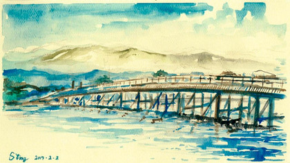 Arashiyama Kyoto, 2017
Watercolor on paper , 120mm x 210mm
HKD 320 each
Dated and signed by me,without frame.