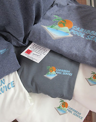 "Caribbean Pool" Service Printed T-Shirts