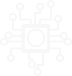 circuit board in white background