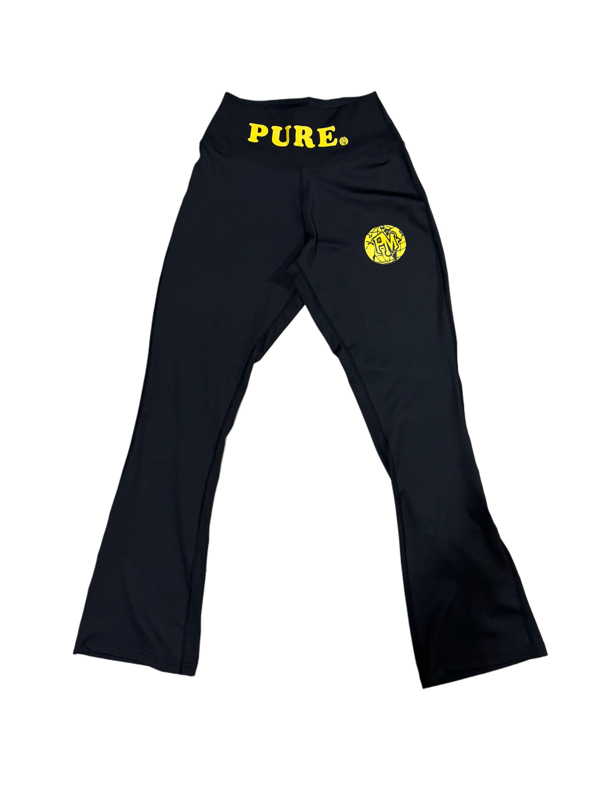 “PURE.” Flared Leggings