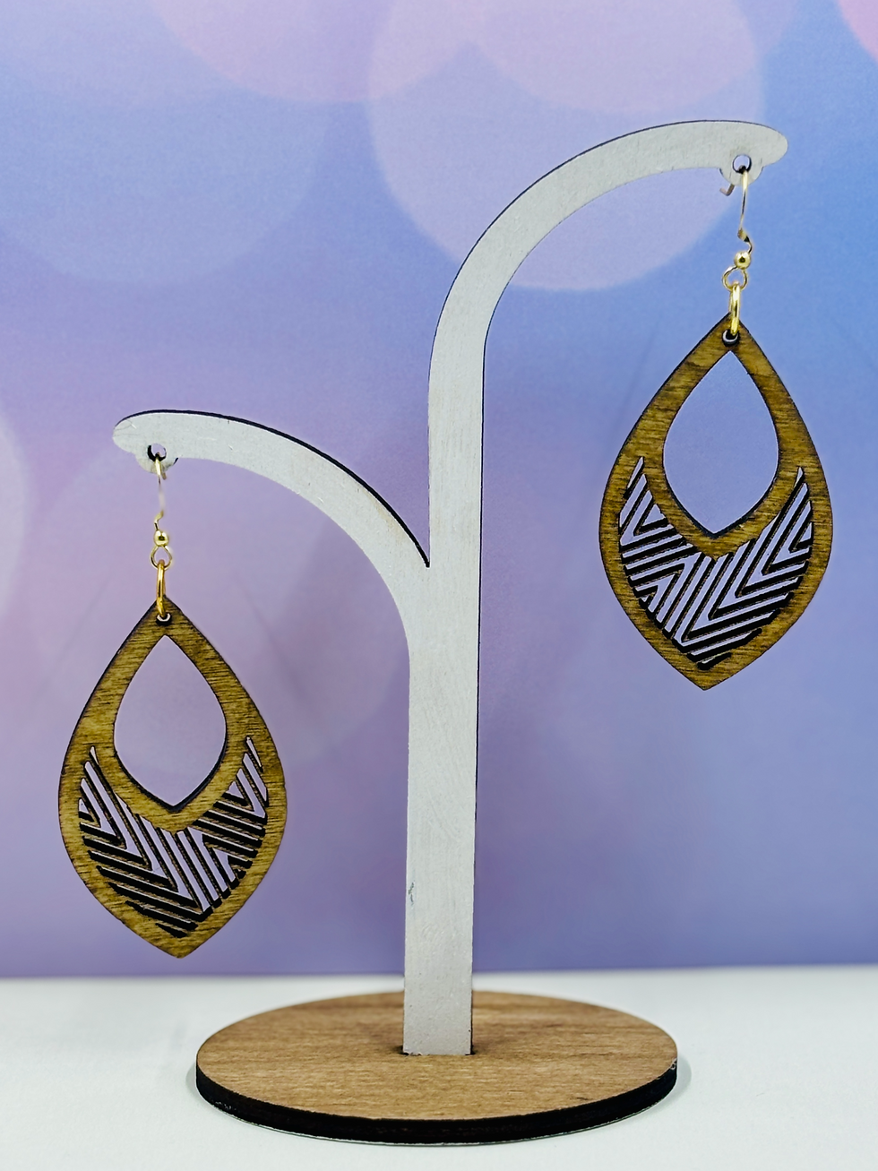Wooden Chevron Lg