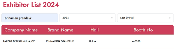Cinnamon Grandeur Booth on IFEX - Teak Outdoor Furniture