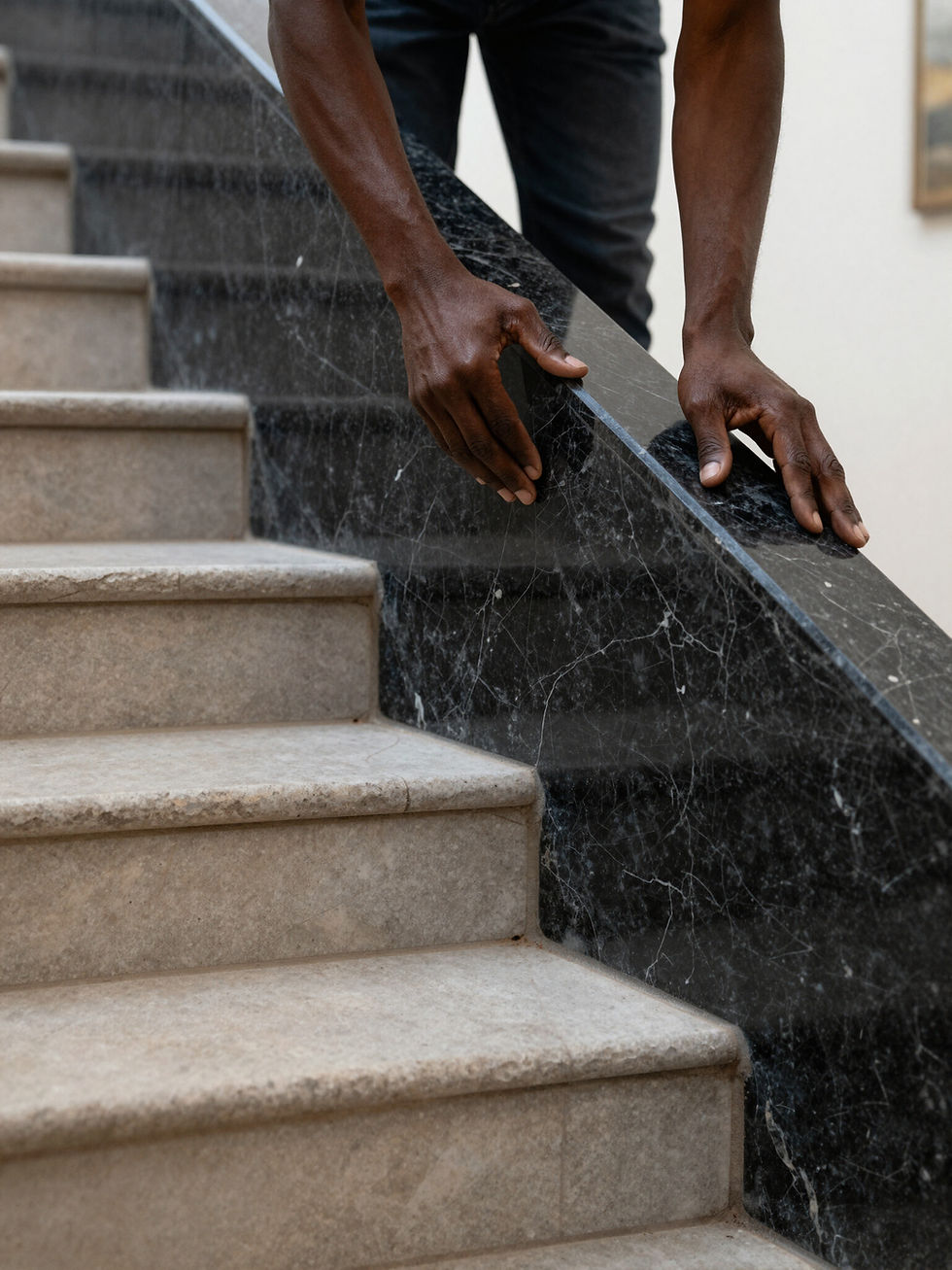 Professional stone surface installation process