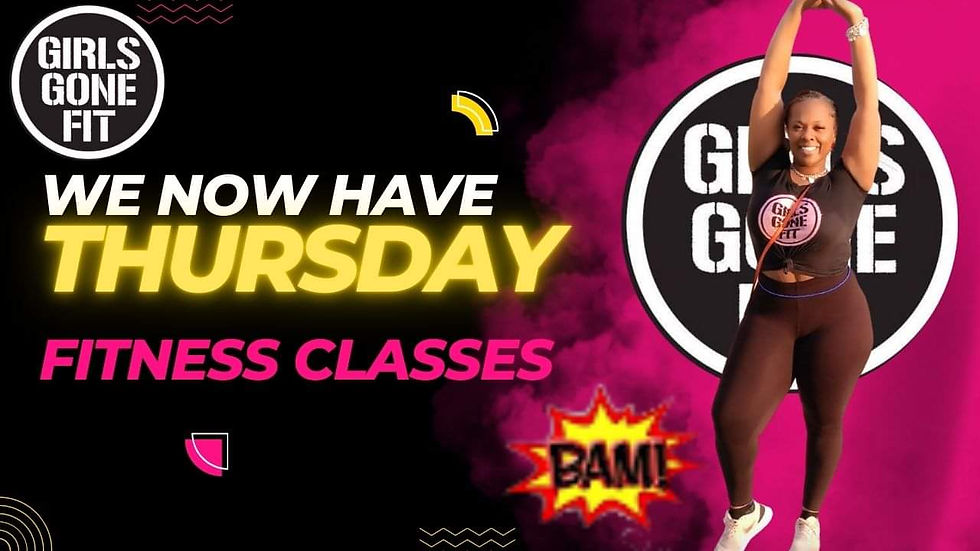 Thursday GGF FITNESS CLASSES ARE NOW AVAILABLE ‼️