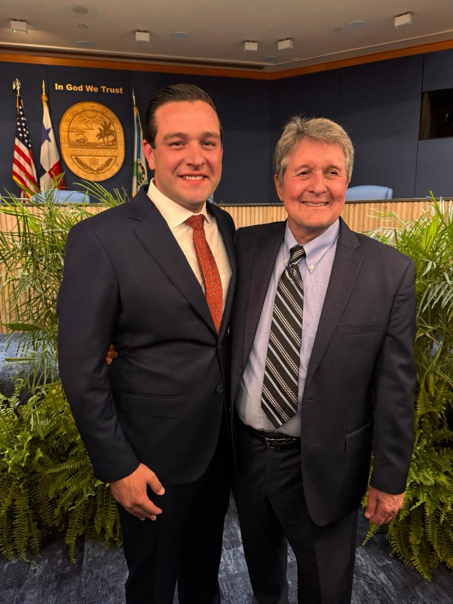 U.S Ambassador to the Republic of Panama, Kevin Marino Cabrera and Past Ambassador Simon Ferro.