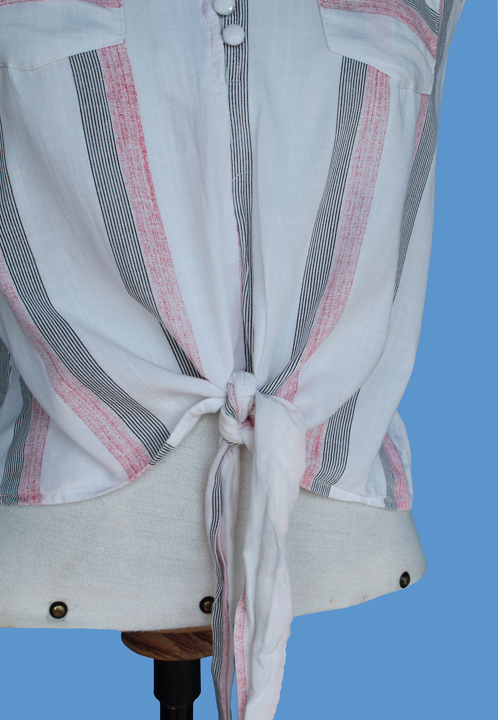 Miniatura: Cropped Camisa Listrado
