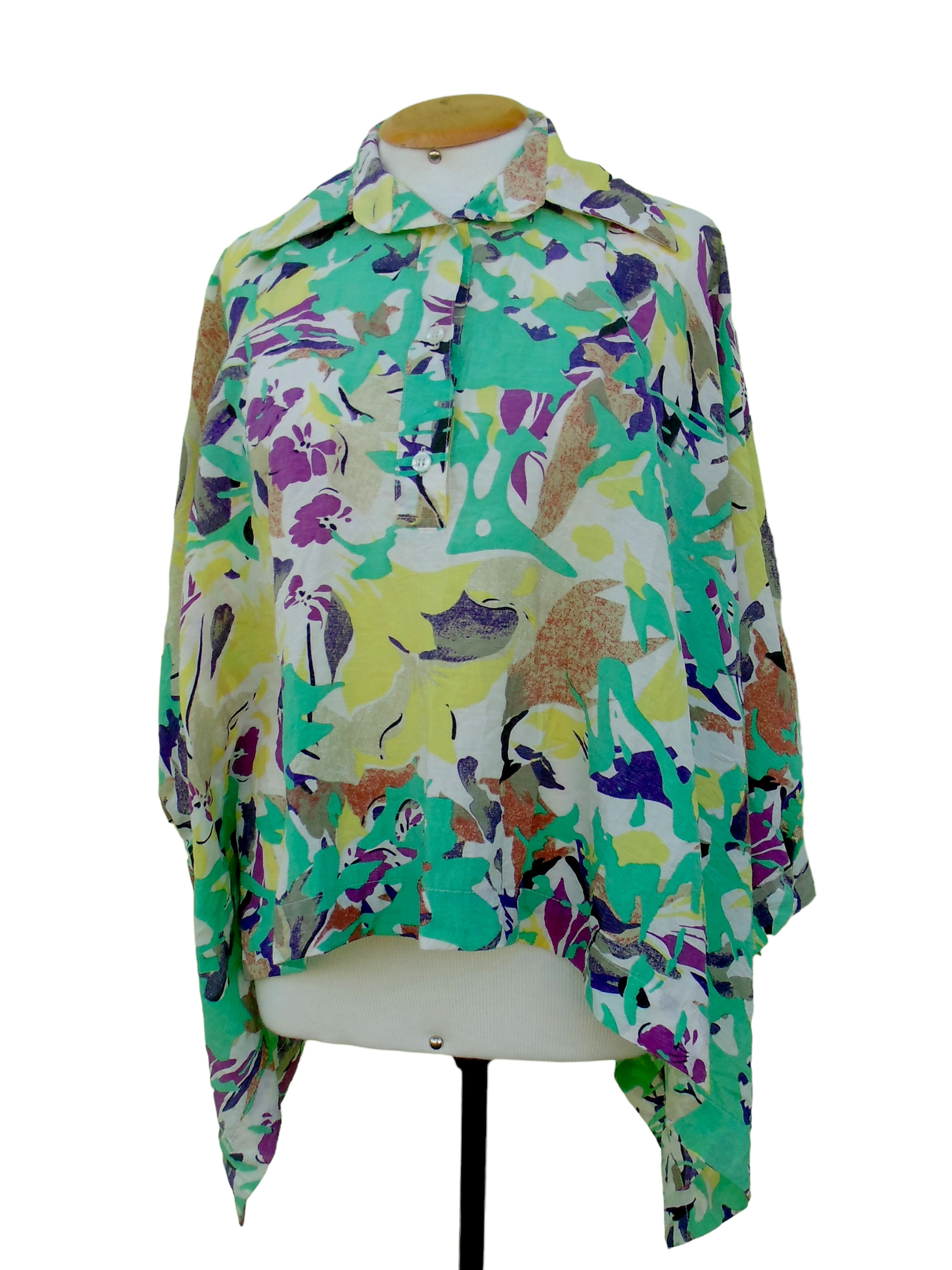 Camisa Ampla Estampada