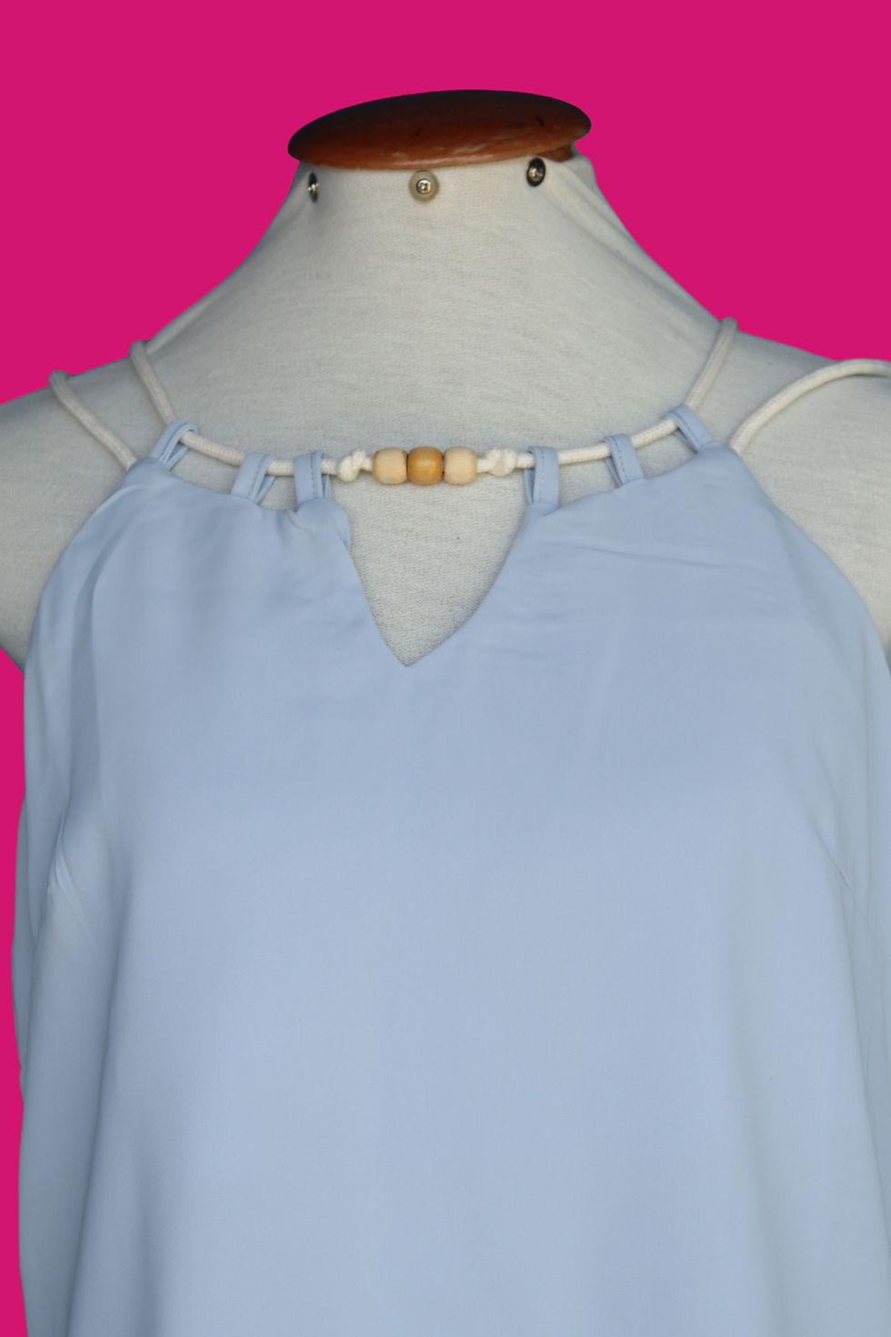 Miniatura: Regata Azul Pastel com Corda