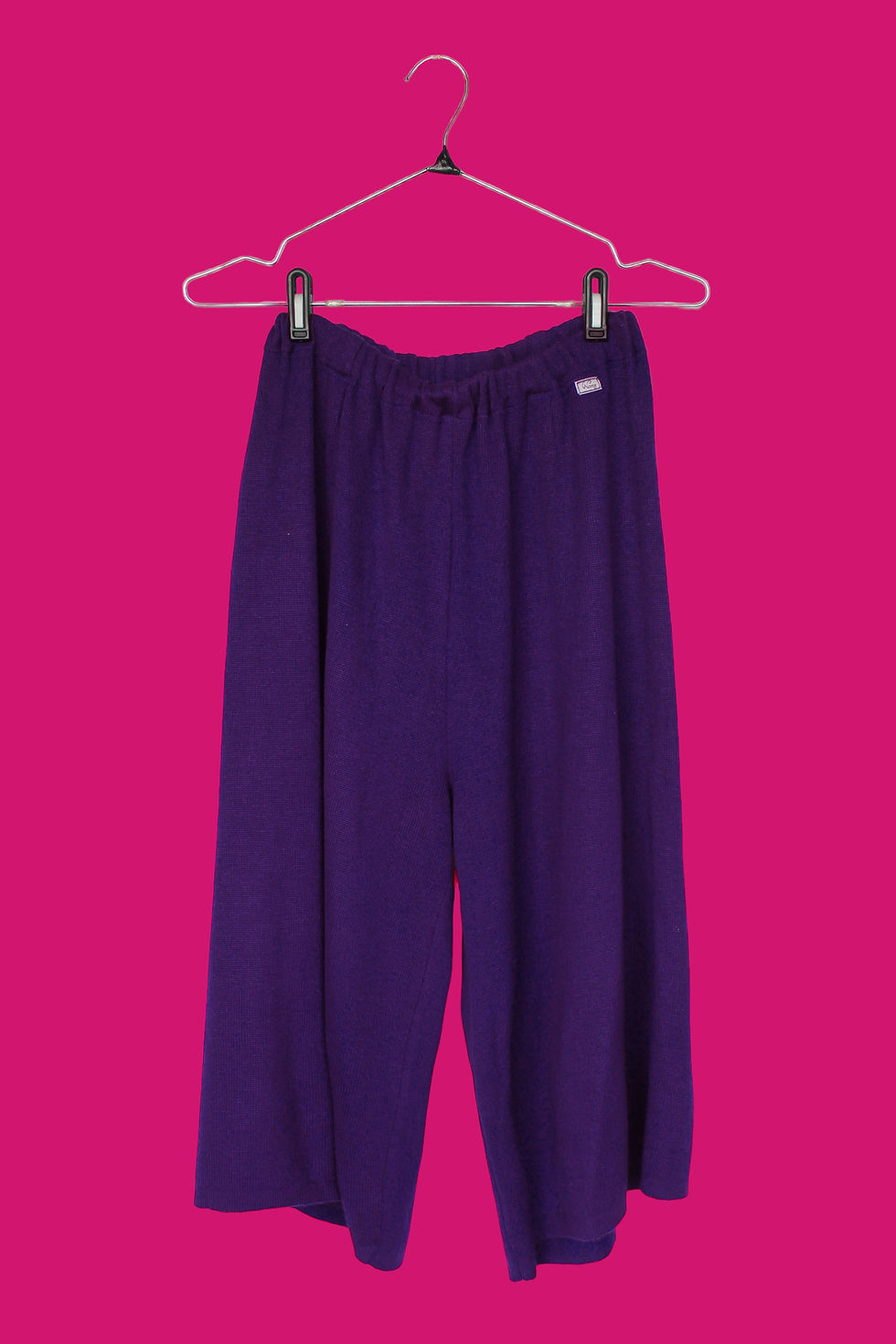 Miniatura: Calça Pantacourt Roxa em Fio