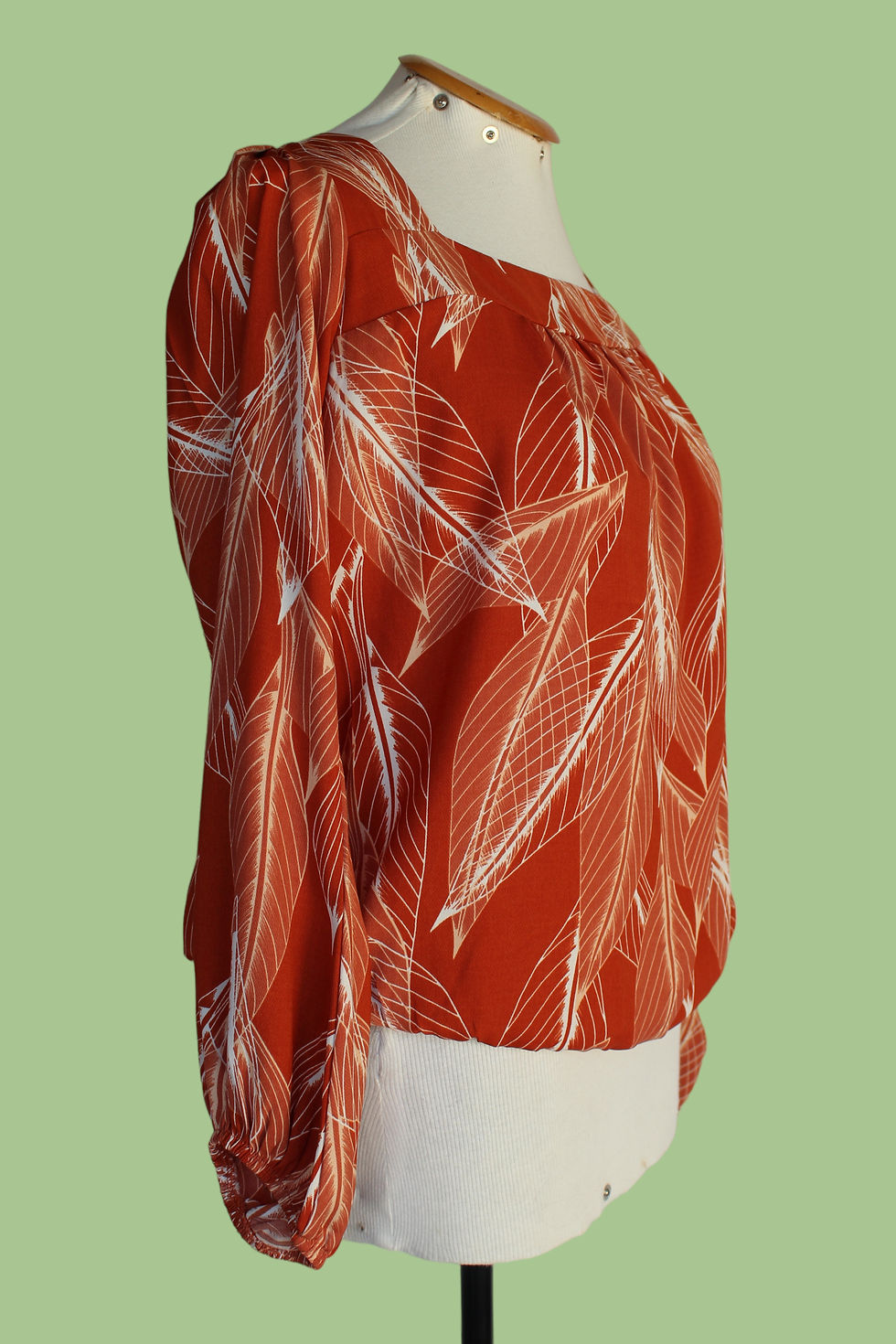 Miniatura: Blusa Bufante Tijolo B. First