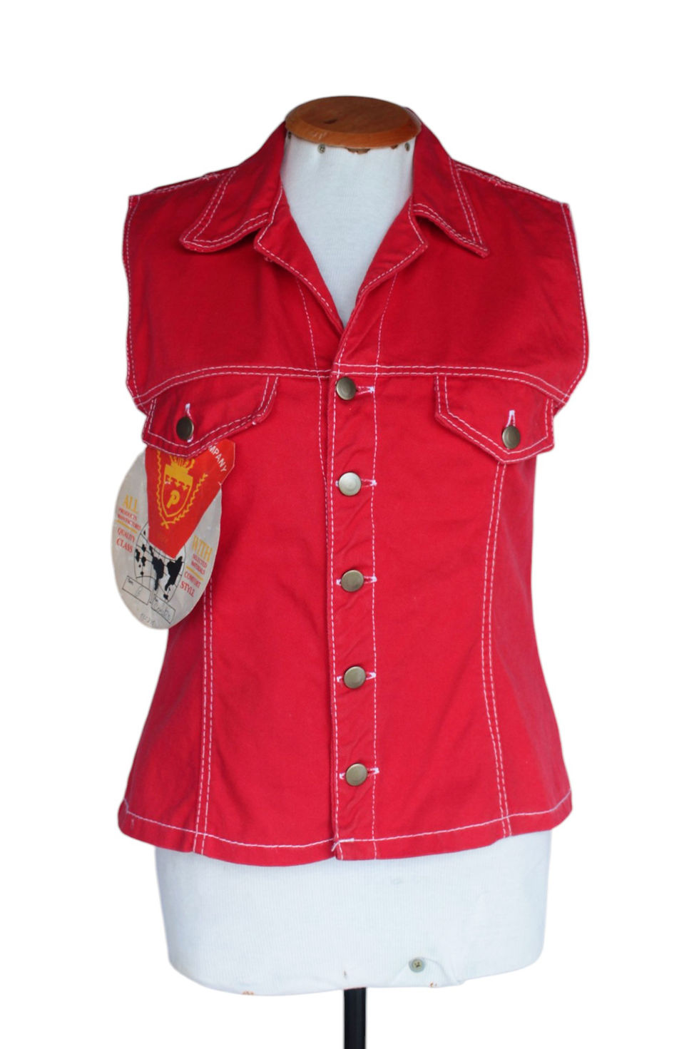 Miniatura: Colete Vintage Vermelho | NOVO