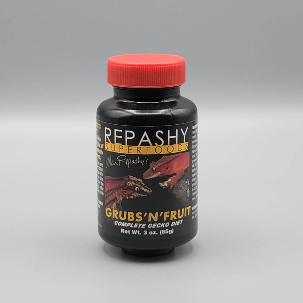 Crested Gecko Diet Grubs'N'Fruit