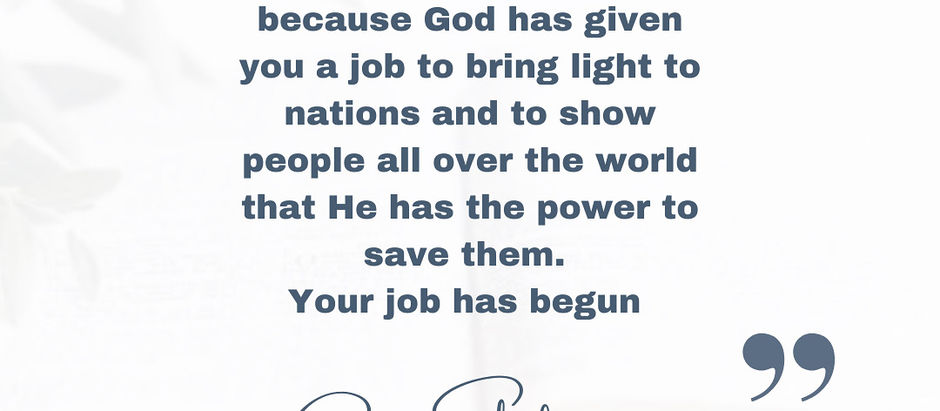 An Inspiration For You - Monday 29 September 2025
