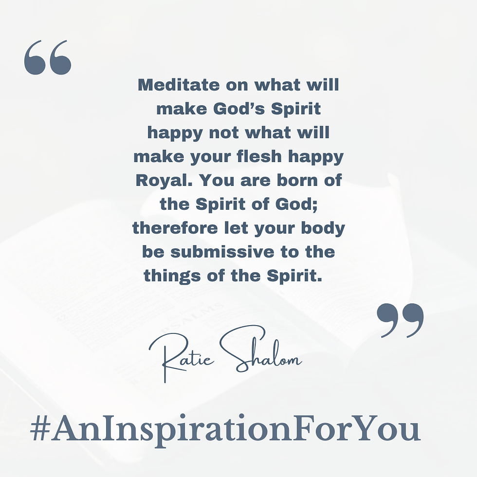 An Inspiration For You - Wednesday 5 November 2025