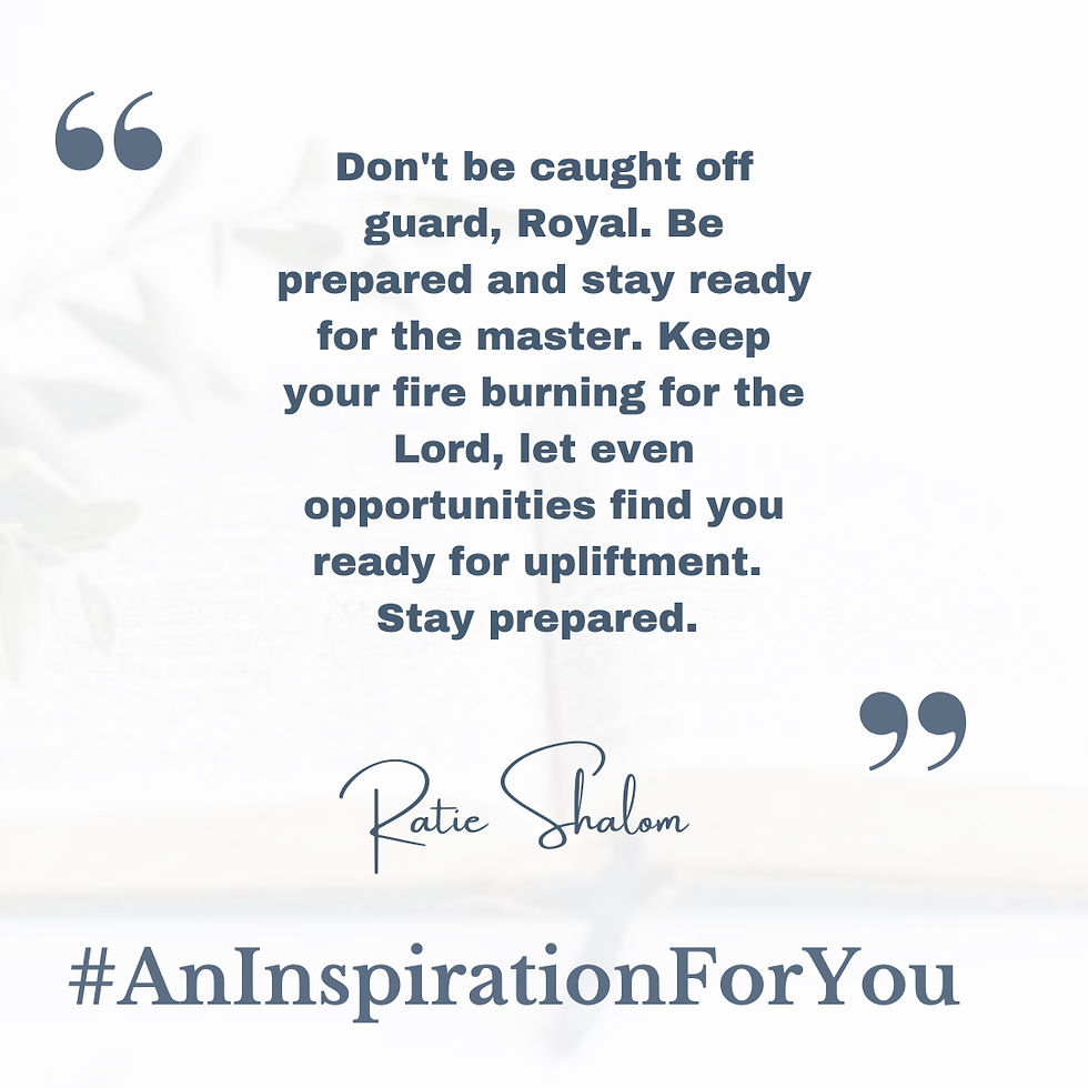 An Inspiration For You - Thursday 12 March 2026