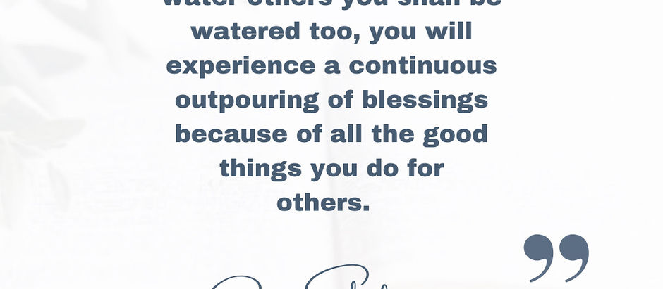 An Inspiration For You - Thursday 21 August 2025