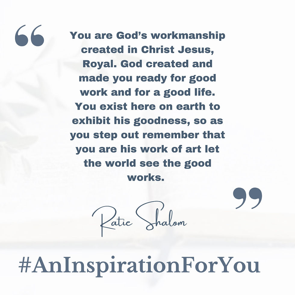 An Inspiration For You - Monday 4 May 2026