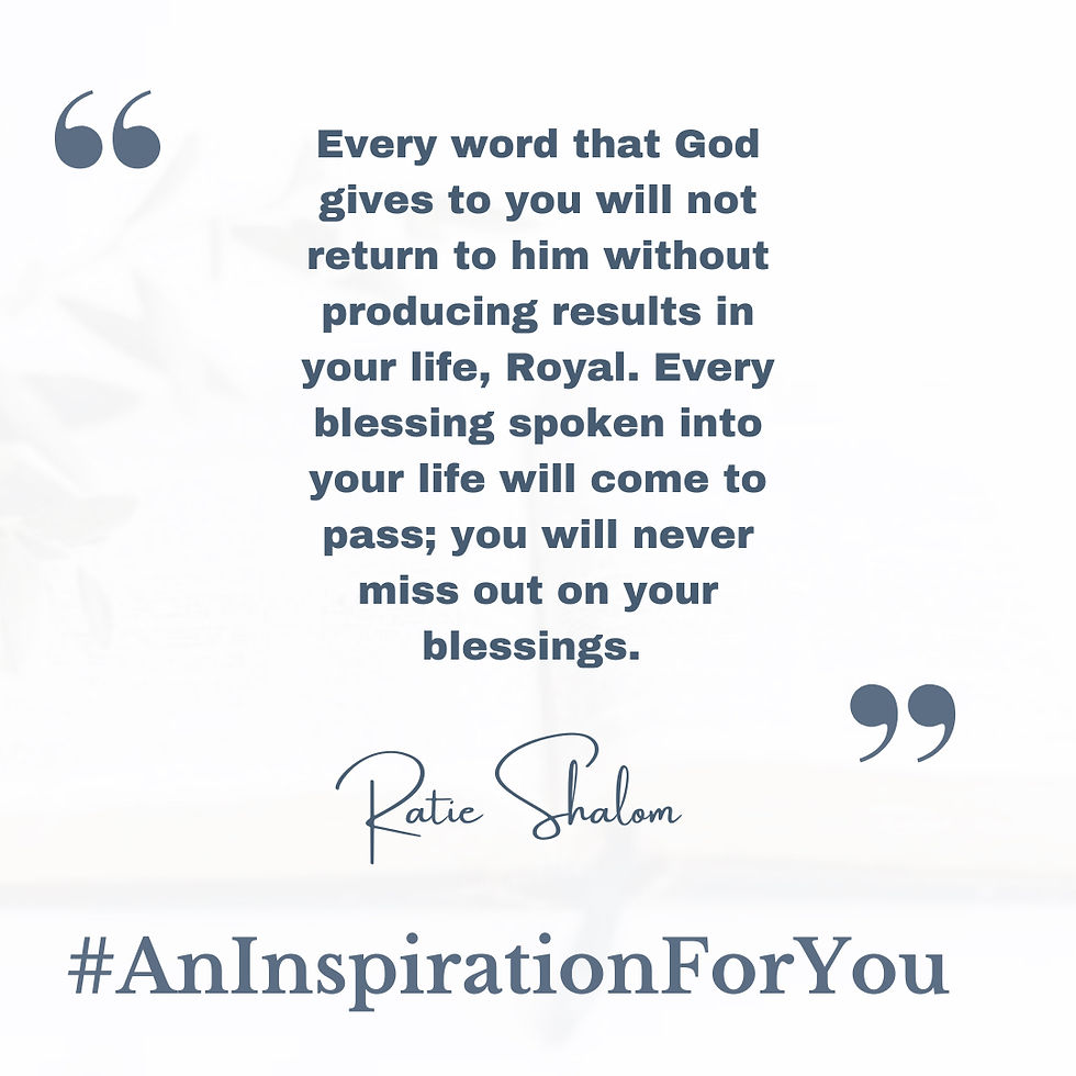 An Inspiration For You - Monday 23 March 2026