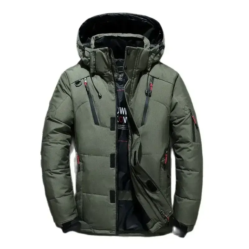 Thumbnail: Men’s Thick Hooded Winter Parka
