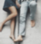 Pareja descalzo