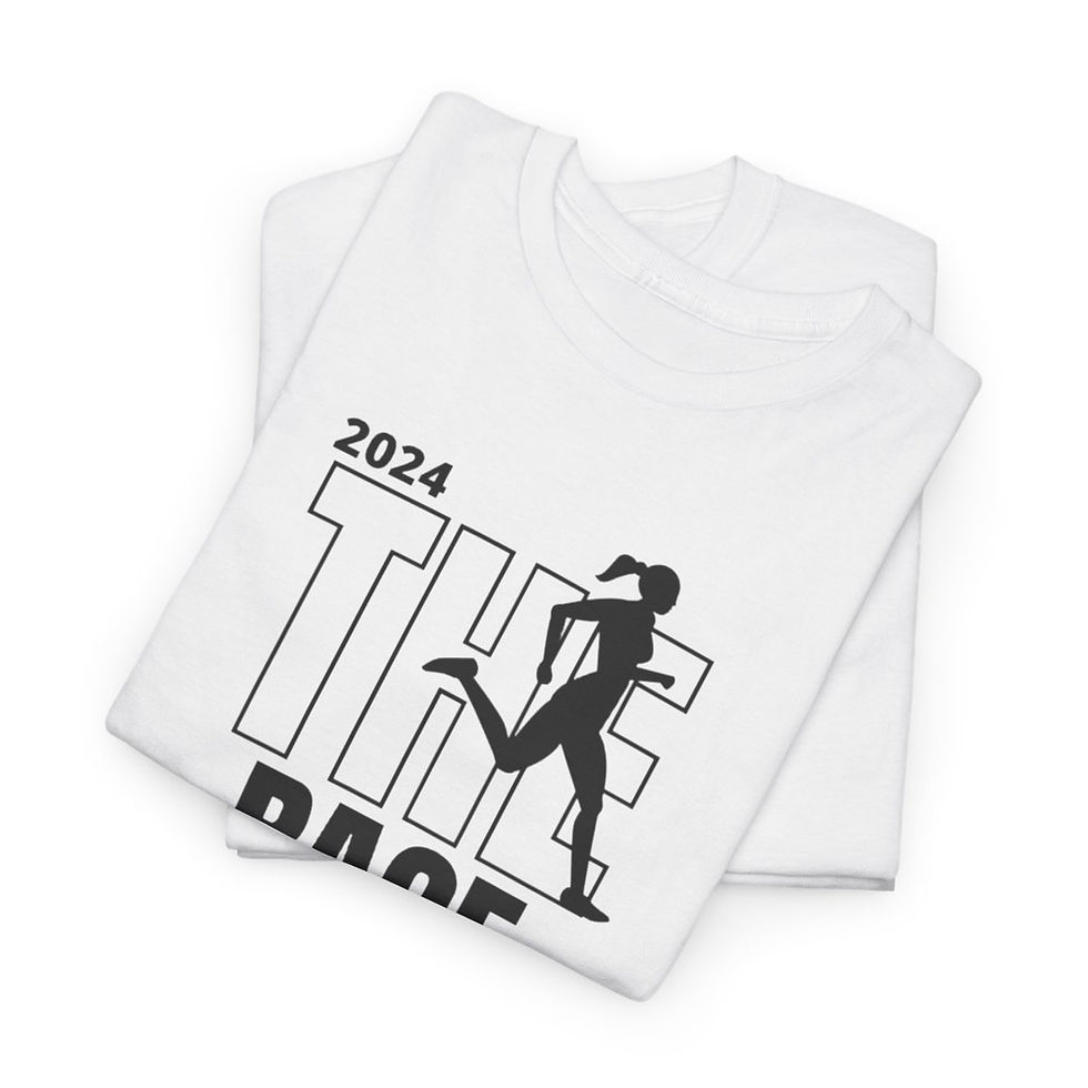 Thumbnail: The Race Against DV - Unisex Heavy Cotton T-shirt