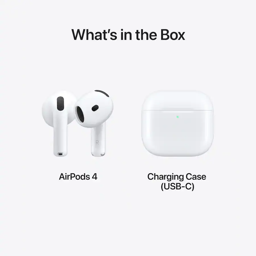 Thumbnail: Apple - AirPods 4 - White