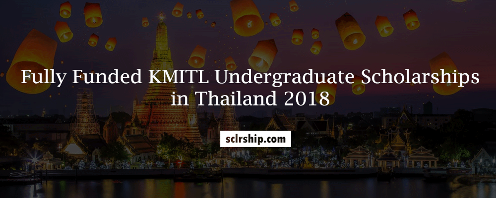 KMITL Scholarships for International Students in Thailand, 2018