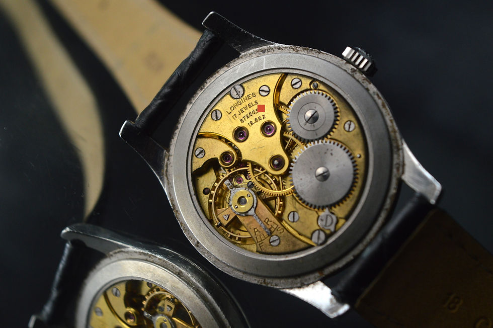 Miniatura: LONGINES MEN'S CALATRAVA 5356 STAINLESS STEEL MANUAL WINDING CAL. 12.68Z 35MM