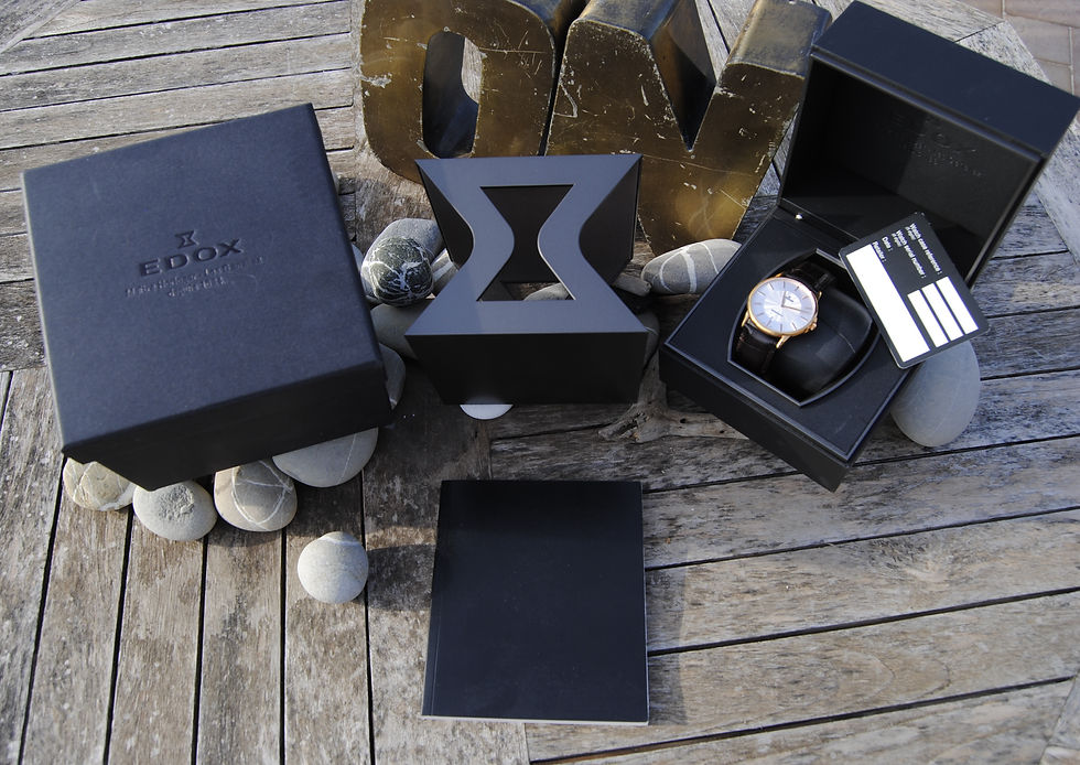 Miniatura: Edox Les Bémonts Full Set Les Bemonts Men's Oversized Dress Watch Stunning Dial