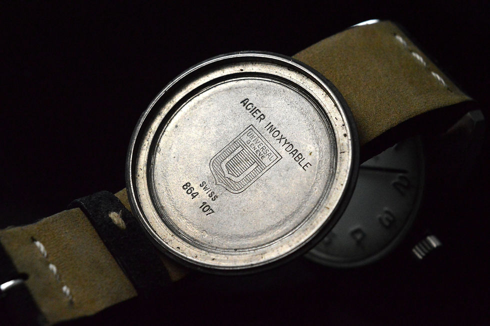 Miniatura: Universal Genève Rare Men's Ferrovie Dello Stato "fs" Vintage Manual Wind