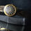 Miniatura: BULOVA RARE MEN'S OVERSIZED AUTOMATIC DATE DRESS WATCH STUNNING BROWN DIAL 1972