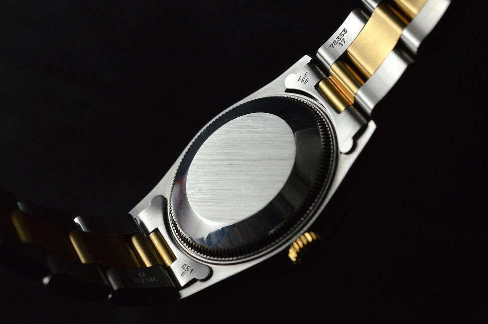 Miniatura: ROLEX TOP CONDITION DATEJUST CHRONOMETER 68273 STEEL/GOLD OYSTER MIDSIZE WATCH